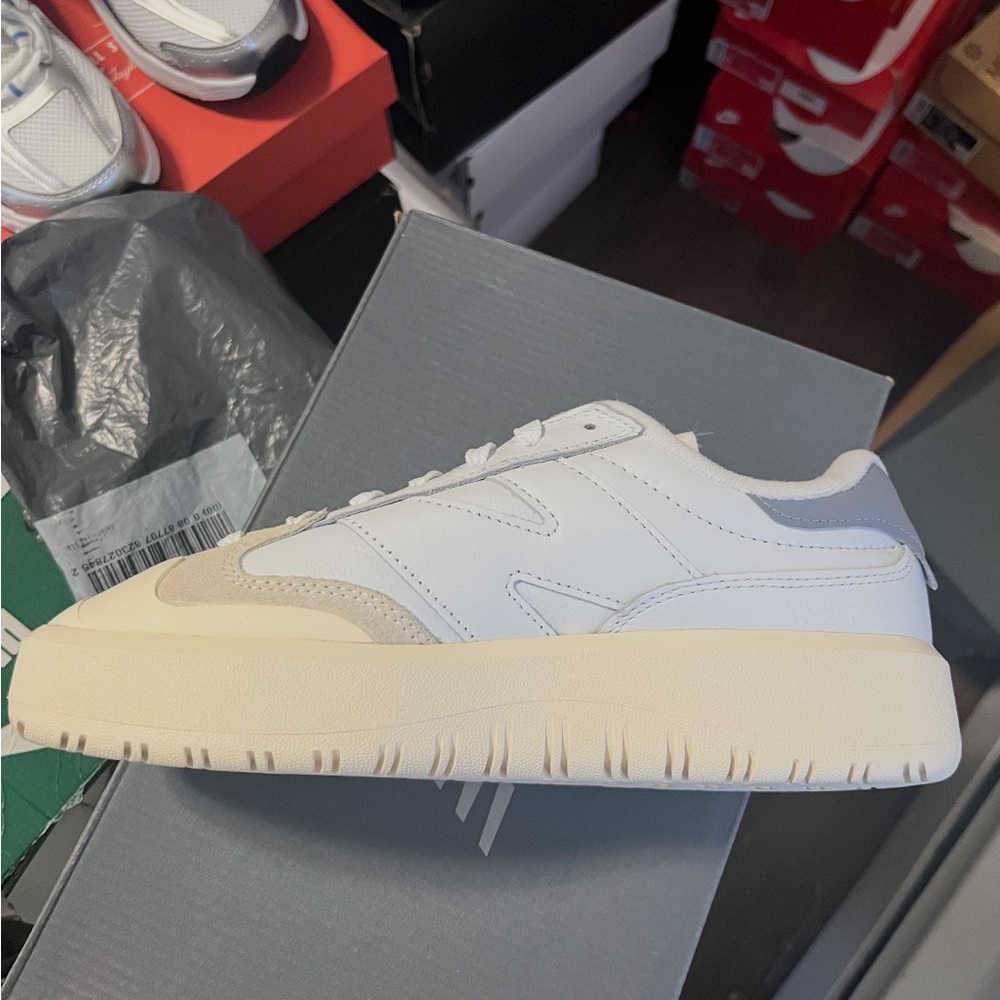 White and Cream Sneakers